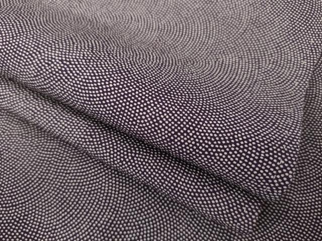 平和屋着物●江戸小紋　鮫小紋柄　正絹　逸品　AABC8673ck