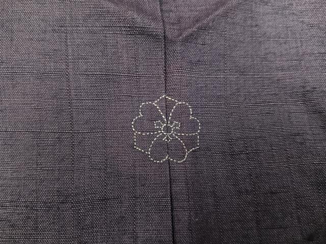 平和屋着物○訪問着 紬地 枝梅宝尽くし 金彩 正絹 逸品 AABC9286ph