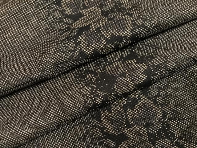 平和屋着物●本場大島紬　カタス7マルキ　正絹　逸品　AABC9323ph