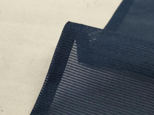 平和屋着物＊夏物　小紋　絽　抽象文様　金彩　洗える着物　AABC9361jd_6