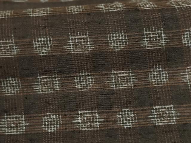 平和屋着物＊夏物　紗紬　絣柄　正絹　逸品　AABC9382jd_5