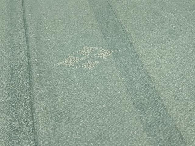 平和屋着物＊夏物 訪問着 江戸小紋 絽 七宝花文 正絹 逸品 AABC9406jd