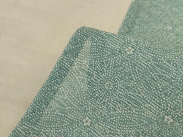 平和屋着物＊夏物 訪問着 江戸小紋 絽 七宝花文 正絹 逸品 AABC9406jd