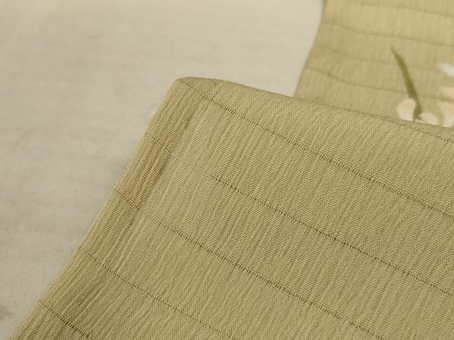 平和屋着物＊夏物　小紋　絽　草花文　洗える着物　AABC9407jd_6