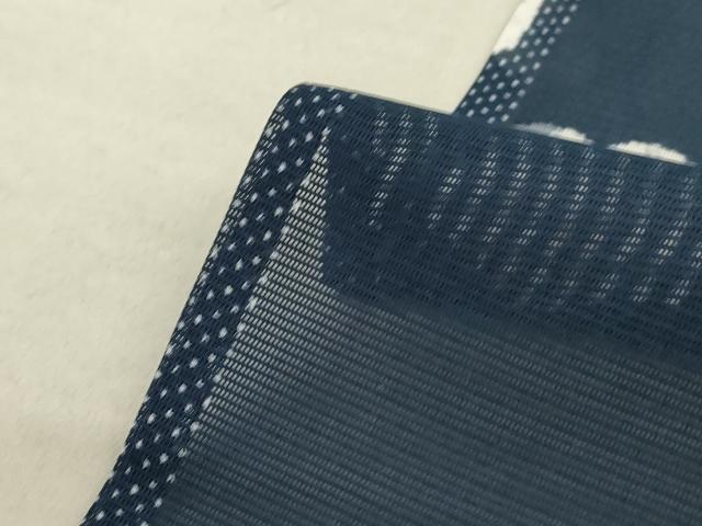 平和屋着物＊夏物　小紋　絽　舞花文　洗える着物　AABC9423jd_6