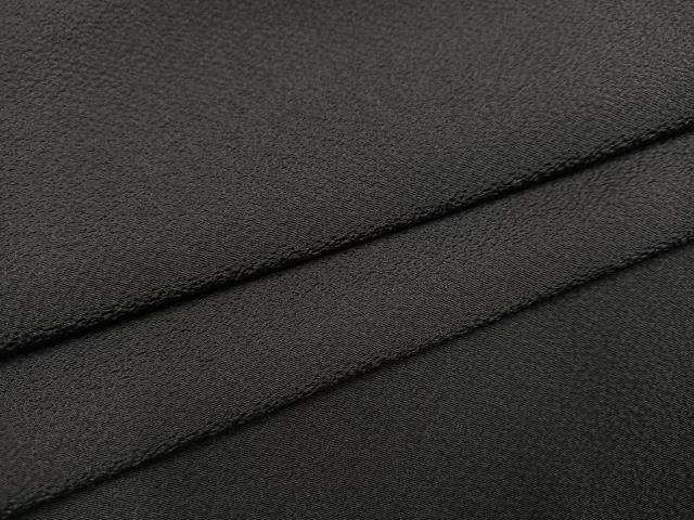 平和屋着物●上質な色無地　藍鉄色　正絹　逸品　AABC9656ph