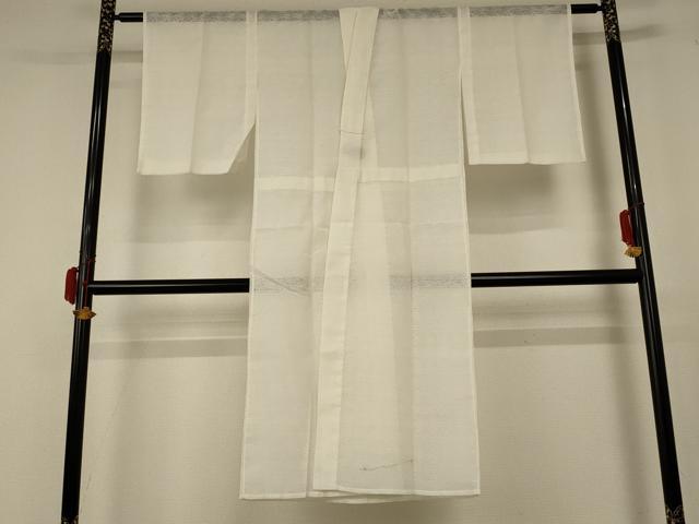 平和屋着物＊夏物　長襦袢　紗　象牙色　洗える着物　AABC9892jd