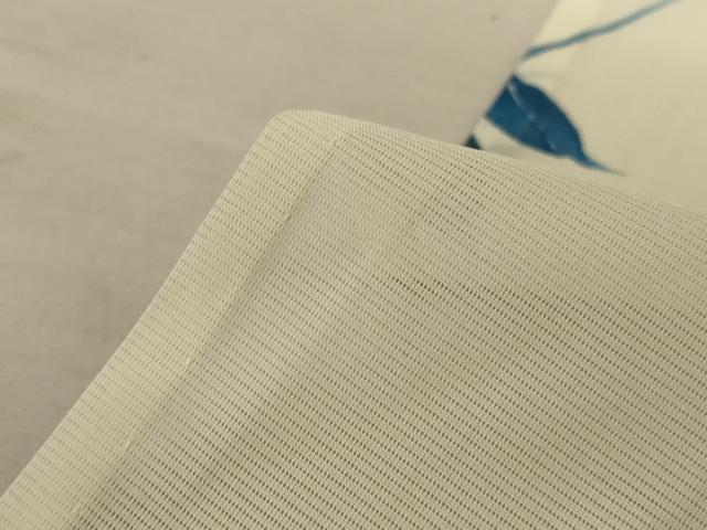 平和屋着物＊夏物　小紋　絽　枝葉文　洗える着物　AABC9899jd_6