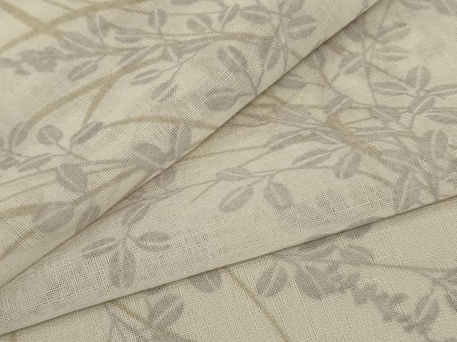 平和屋着物＊夏物　小紋　紗　萩　洗える着物　AABC9958jd