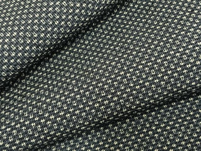 平和屋着物▽男性　単衣　小紋　霞文　AABD0050fy