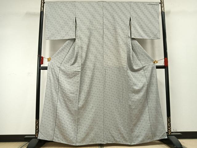 平和屋着物▽上質な小紋　単衣　舞鳥文　正絹　逸品　AABD0070fy 平和屋着物▽上質な小紋 単衣 舞鳥文 正絹 逸品 AABD0070fyの通販はau