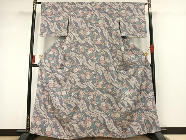 平和屋着物▽上質な小紋　単衣　辻が花　正絹　逸品　AABD0146fy 平和屋着物▽上質な小紋 単衣 辻が花 正絹 逸品 AABD0146fy 【公式通販】