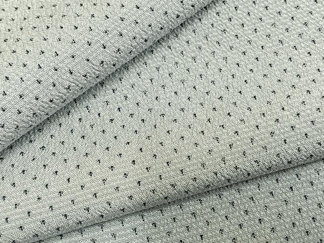 平和屋着物▽本塩沢　単衣　蚊絣　正絹　逸品　AABD0335fy