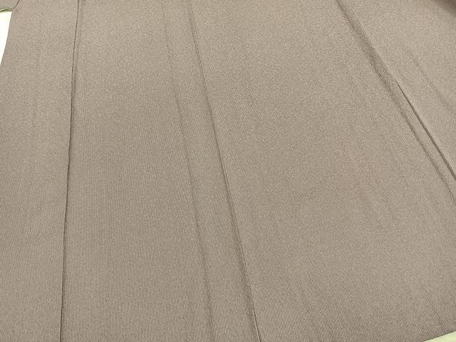 平和屋着物▽上質なお召　単衣　幾何学文　正絹　逸品　未使用　AABD0394fy