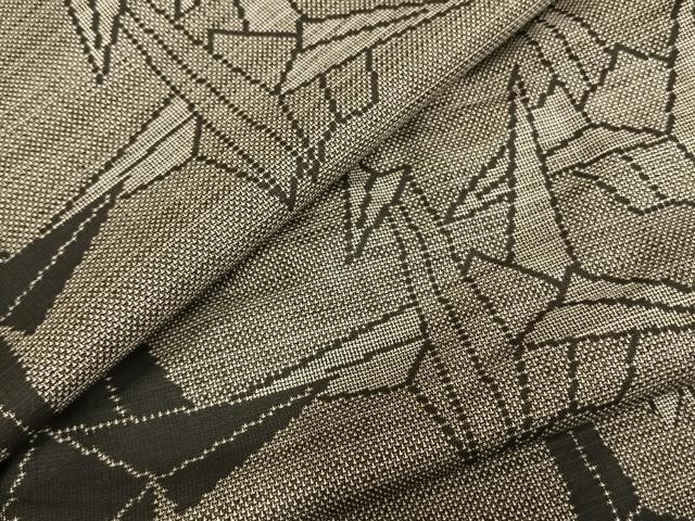 平和屋着物●本場大島紬　折り鶴　正絹　逸品　AABD0474fy