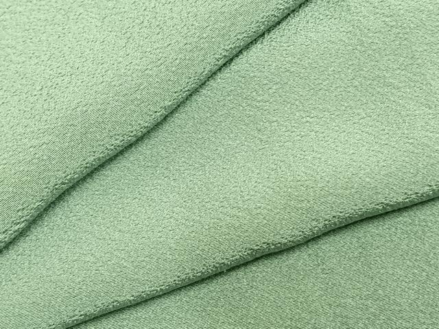 平和屋着物●上質な色無地　薄青色　正絹　逸品　AABD0663fy