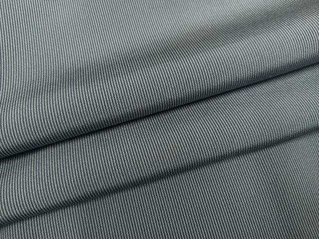 平和屋着物●江戸小紋　万筋　藍鉄色×蕎麦切色　正絹　逸品　AABD0811ph