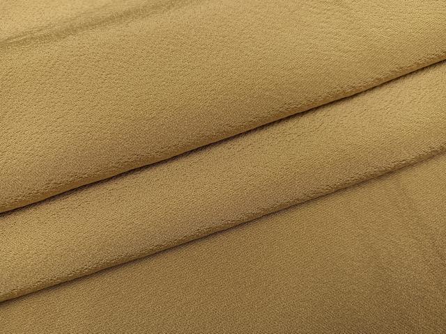 平和屋着物●上質な色無地　枯色　正絹　逸品　未使用　AABD0832ph