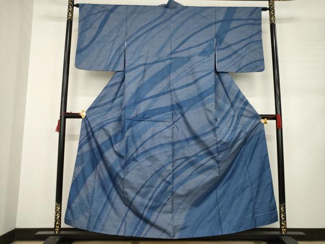 平和屋着物●本場大島紬　訪問着　100亀甲　総詰め　正絹　逸品　AABD0867ck