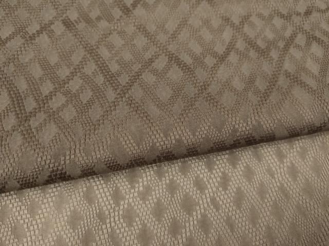 平和屋着物○お召 訪問着 網目文 暈し染め 正絹 逸品 AABD0907ck