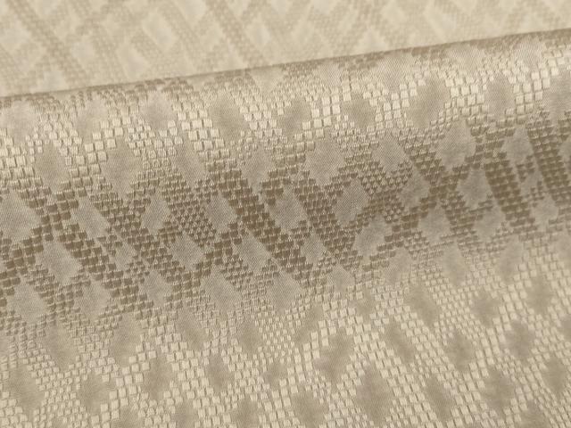 平和屋着物○お召 訪問着 網目文 暈し染め 正絹 逸品 AABD0907ck