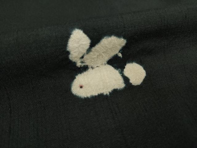 平和屋着物○十日町 名門青柳謹製 赤城紬 草木染 奇翠工房 絞り 十二支