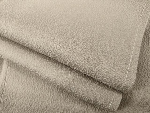 平和屋着物●上質な色無地　胡桃染色　正絹　逸品　未使用　AABD0925ck