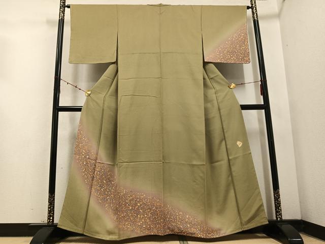 平和屋着物●訪問着　作家物　霞文　暈し染め　正絹　逸品　未使用　AABD1009ph