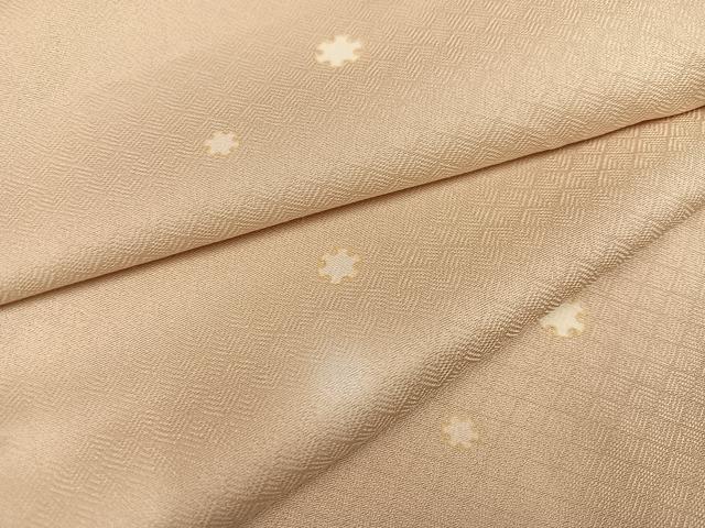 平和屋着物●上質な小紋　舞花文　金彩　正絹　逸品　AABD1038ph