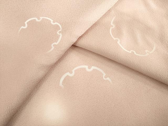 平和屋着物●上質な小紋　雪輪　ほたる暈し　正絹　逸品　AABD1105ck