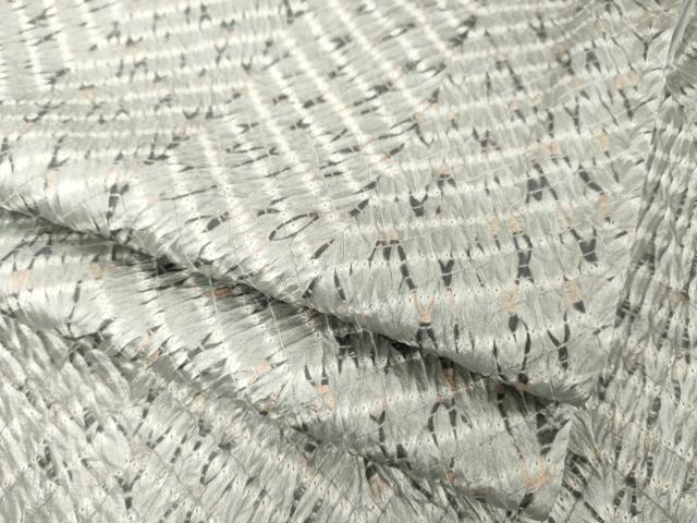 平和屋着物●名門　藤娘きぬたや・総絞り　小紋　正絹　逸品　AABD1124ck