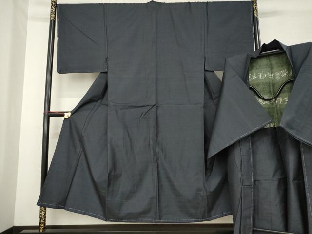 平和屋着物●男性　本場大島紬　アンサンブル　亀甲絣　正絹　逸品　AABD1146ck