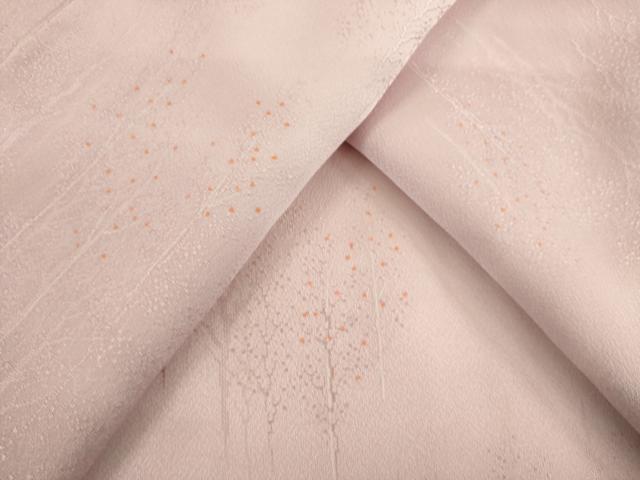 平和屋着物●上質な小紋　樹林文　暈し染め　正絹　逸品　AABD1562ck