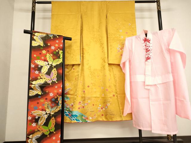 平和屋着物[]七五三 女の子 ７歳 祝着 四つ身 長襦袢(無双仕立て