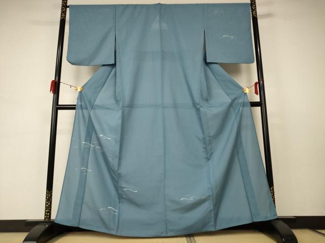 平和屋着物＊夏物　訪問着　絽　熨斗　さんび謹製　洗える着物　AABD3399jd