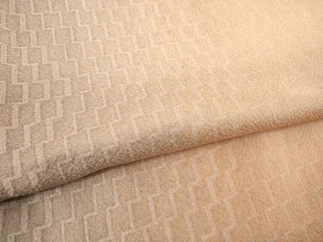 平和屋着物●九代目　松本幸四郎　小紋　間道　暈し染め　正絹　逸品　未使用　AABD4339ck