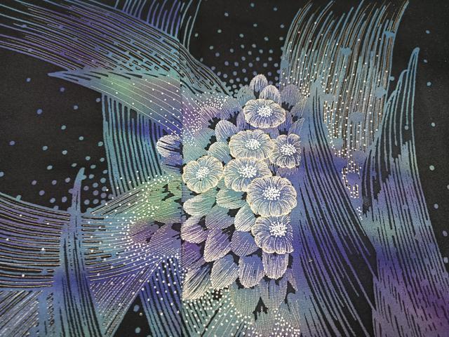 平和屋着物○訪問着 作家物 井手稔裕 舞花文 金彩 正絹 逸品