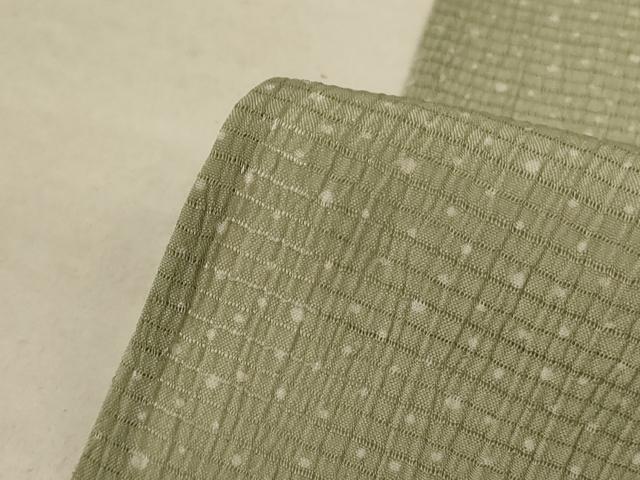 平和屋着物＊夏物 小紋 紗 花丸文 洗える着物 AABD4511jd