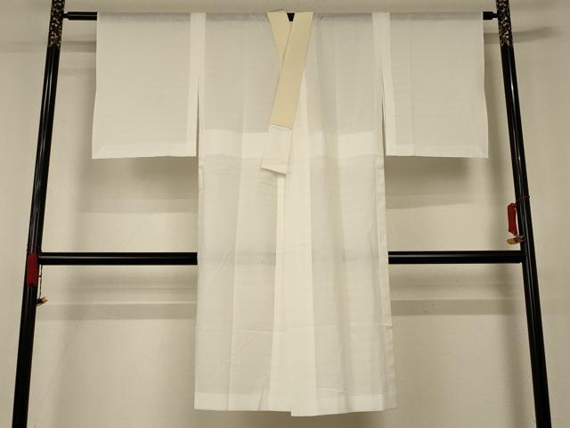 平和屋着物＊夏物　長襦袢　絽　白色　正絹　逸品　AABD4534jd