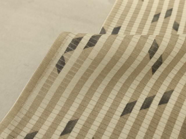 平和屋着物＊夏物 小紋 絽 変わり縞 洗える着物 AABD4628jd