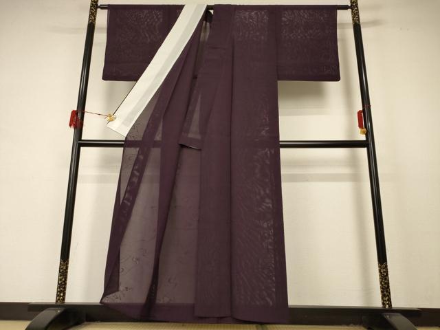 平和屋着物＊夏物　色無地　絽　似せ紫色　正絹　逸品　AABD4647jd 平和屋着物＊夏物 色無地 絽 似せ紫色 正絹 逸品 AABD4647jdの通販はau