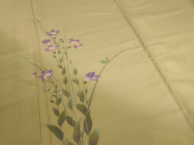 平和屋着物＊夏物　訪問着　絽　草花文　暈し染め　正絹　逸品　AABD4658jd_3