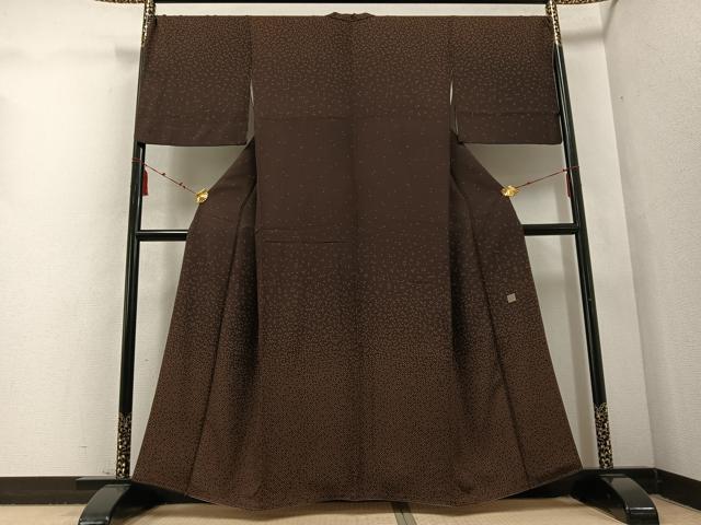 平和屋着物●訪問着　作家物　幾何学文様　正絹　逸品　AABD4768ph