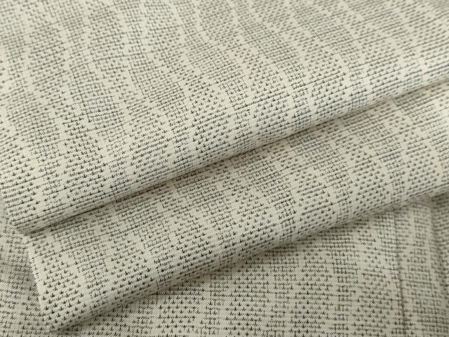 平和屋着物●本場大島紬　絞り　140亀甲　立涌文　正絹　逸品　AABD4941cs