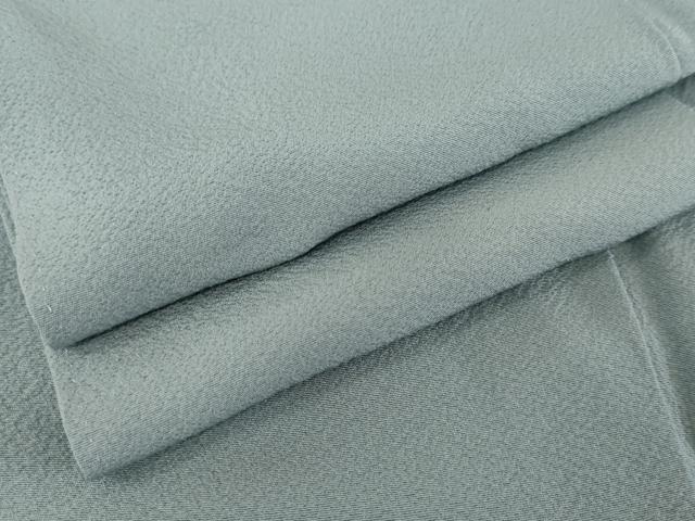 平和屋着物●上質な色無地　水色　ロング丈　正絹　逸品　AABD5041cs