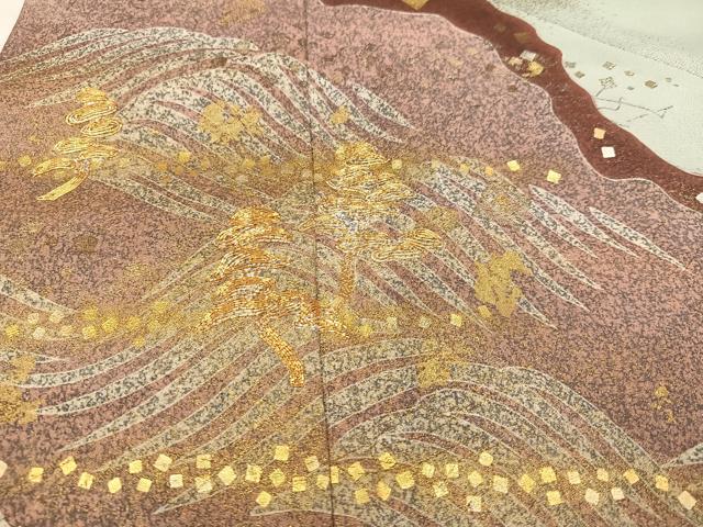 平和屋着物○京友禅の第一人者 松井青々 色留袖 駒