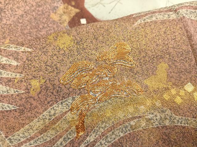 平和屋着物○京友禅の第一人者 松井青々 色留袖 駒