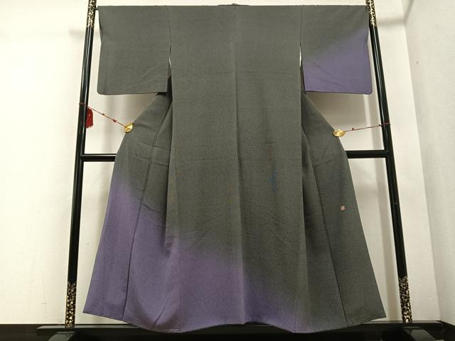 平和屋着物●伝統工芸師　服部光擴　江戸小紋　訪問着　角通し　正絹　逸品　AABD6540ph