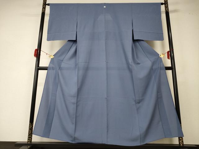 平和屋着物＊夏物　色無地　絽　紅碧色　正絹　逸品　AABD6571jd