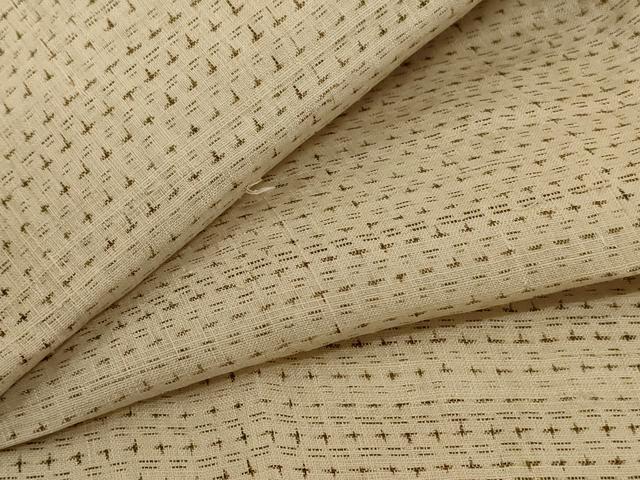 平和屋着物＊夏物　沖縄県無形文化財指定 本場八重山上布　男性　絣柄　麻　逸品　AABD6591jd